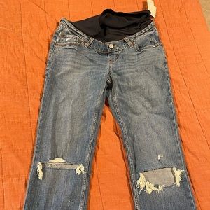 Abercrombie Ankle Straight Maternity Jeans